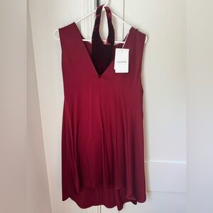 Valentino Burgundy Sleeveless Dress, size 6!